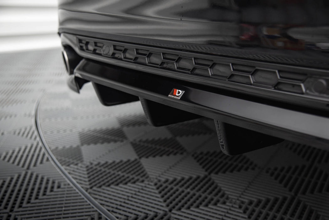 Maxton Design Rear Splitter (with vertical bars) Ford Mondeo ST-Line Estate Mk4 Facelift