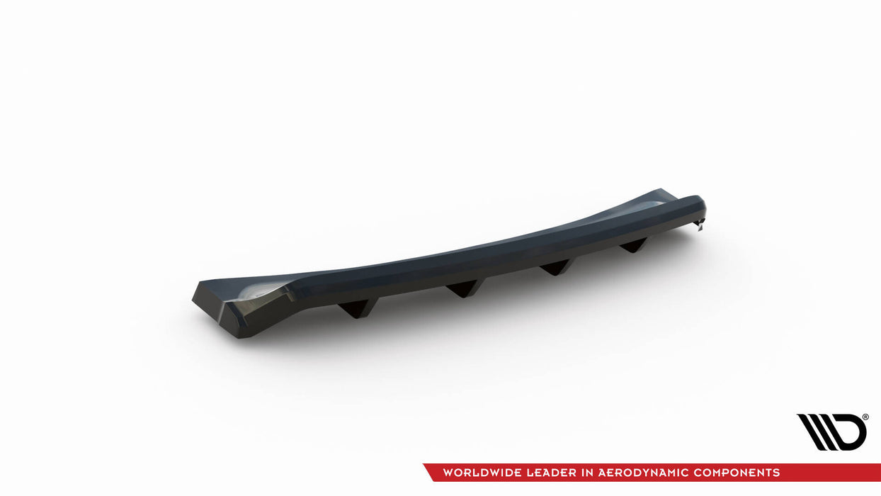 Maxton Design Rear Splitter (with vertical bars) Ford Mondeo Sport Mk5 Facelift / Fusion Sport Mk2 Facelift