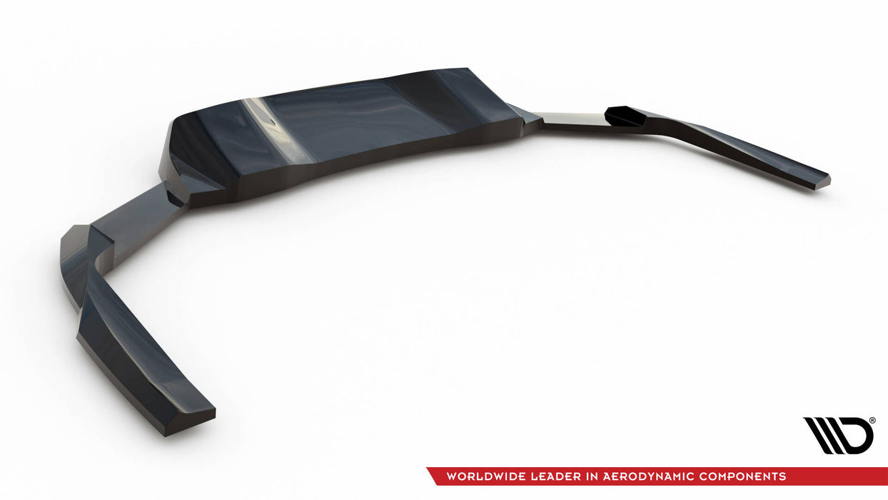Maxton Design Rear Splitter (with vertical bars) Ford Mustang GT Mk7