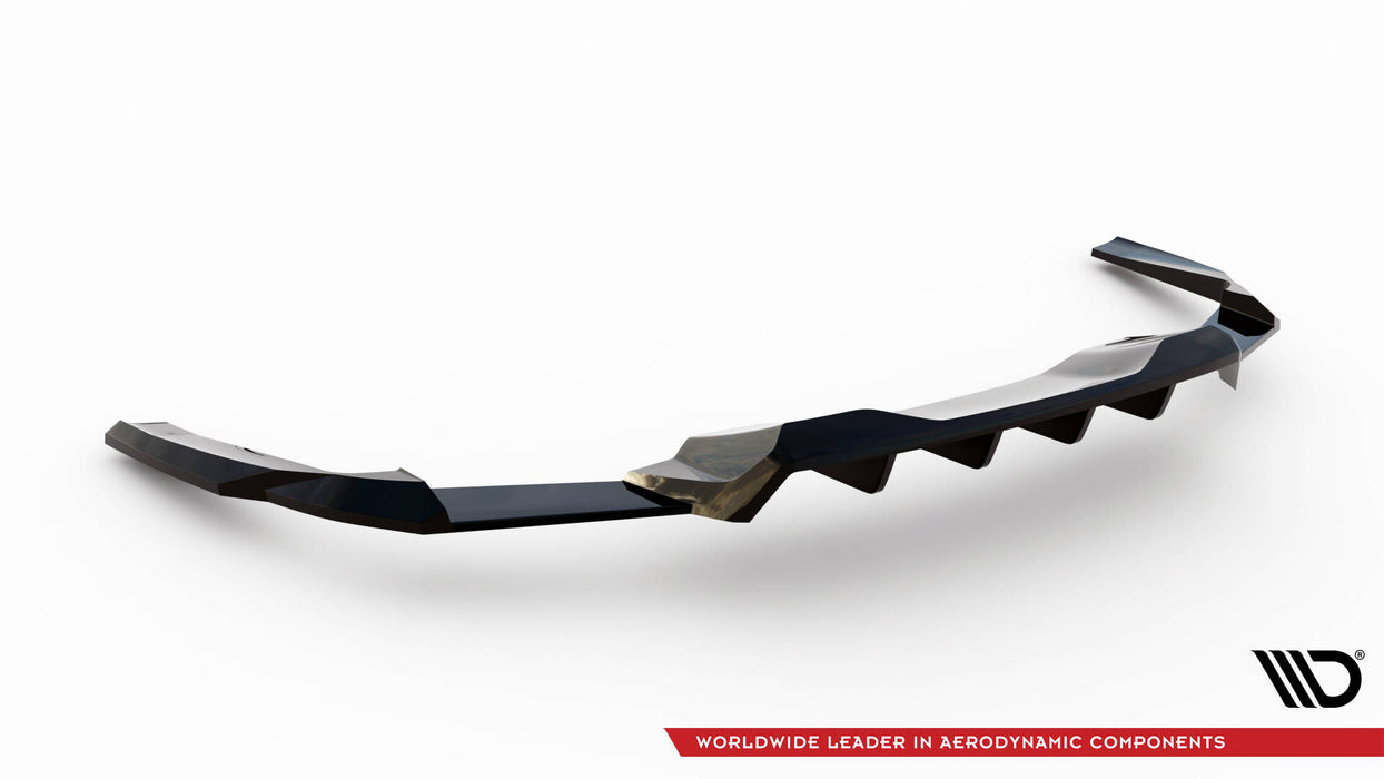 Maxton Design Rear Splitter (with vertical bars) Ford Mustang GT Mk7