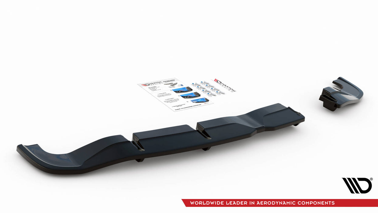 Maxton Design Rear Splitter (with vertical bars) Hyundai I20 N Mk3