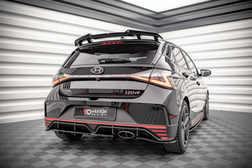 Maxton Design Rear Splitter (with vertical bars) Hyundai I20 N Mk3