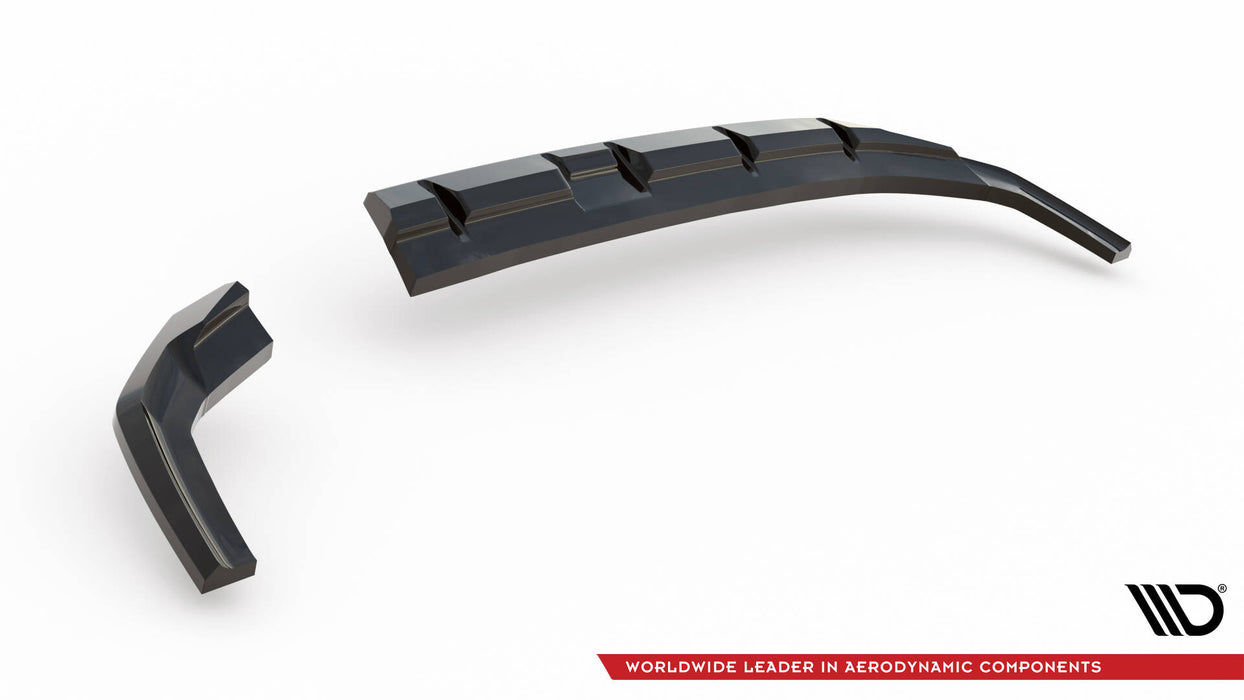 Maxton Design Rear Splitter (with vertical bars) Hyundai Kona N-Line Mk2