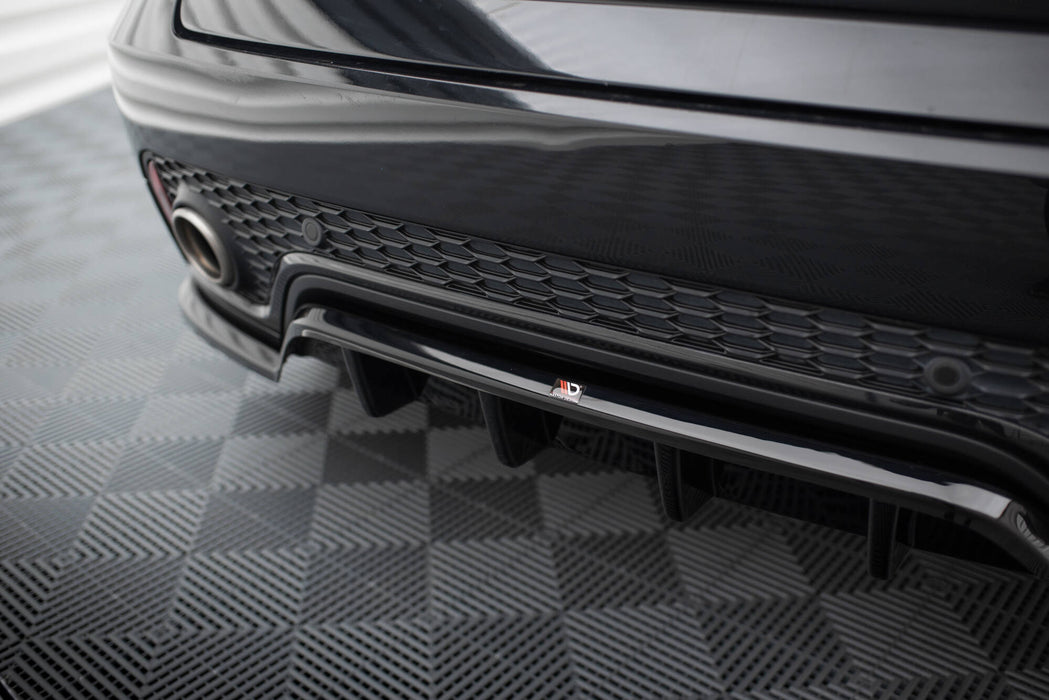 Maxton Design Rear Splitter (with vertical bars) Jaguar E-Pace R-Dynamic Mk1