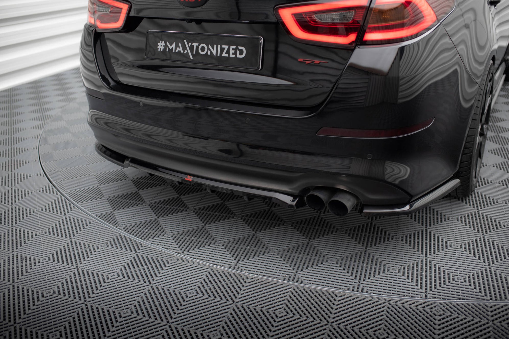 Maxton Design Rear Splitter (with vertical bars) Kia Optima Mk3 ...