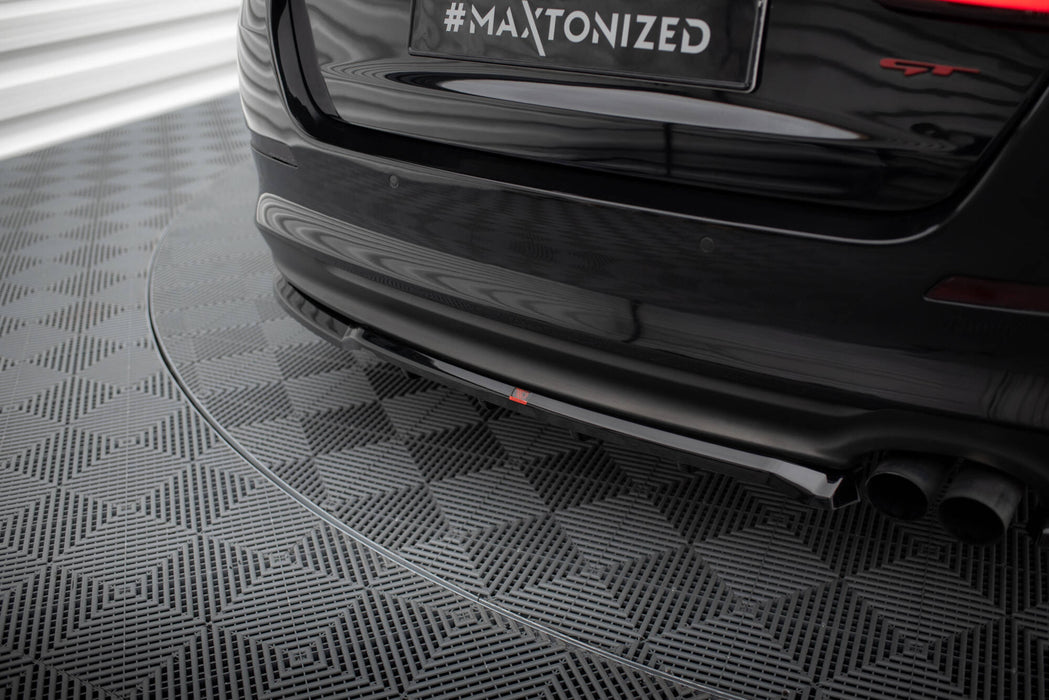 Maxton Design Rear Splitter (with vertical bars) Kia Optima Mk3