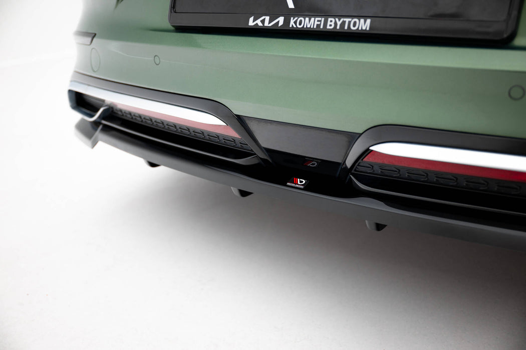 Maxton Design Rear Splitter (with vertical bars) Kia Proceed GT-Line Mk1 Facelift