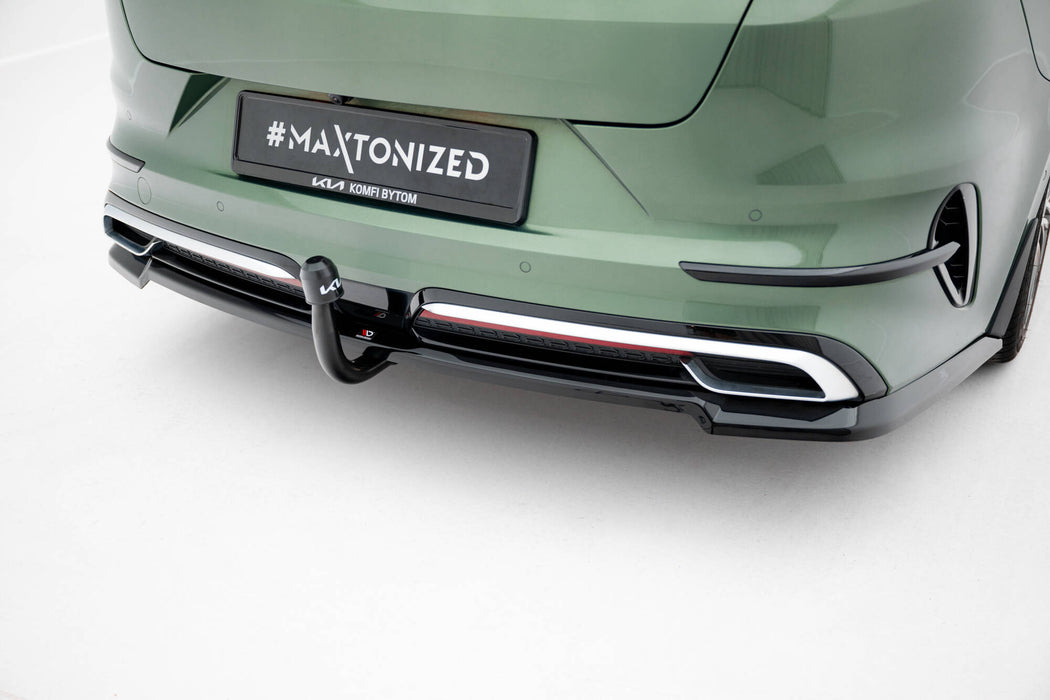 Maxton Design Rear Splitter (with vertical bars) Kia Proceed GT-Line Mk1 Facelift