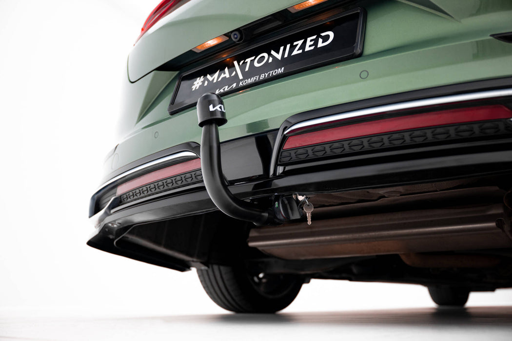 Maxton Design Rear Splitter (with vertical bars) Kia Proceed GT-Line Mk1 Facelift