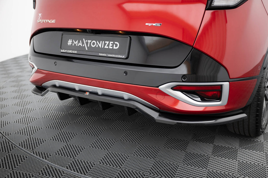 Maxton Design Rear Splitter (with vertical bars) Kia Sportage GT-Line Mk5