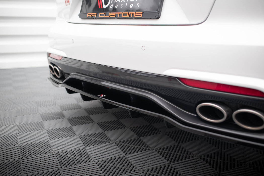 Maxton Design Rear Splitter (with vertical bars) Kia Stinger Mk1