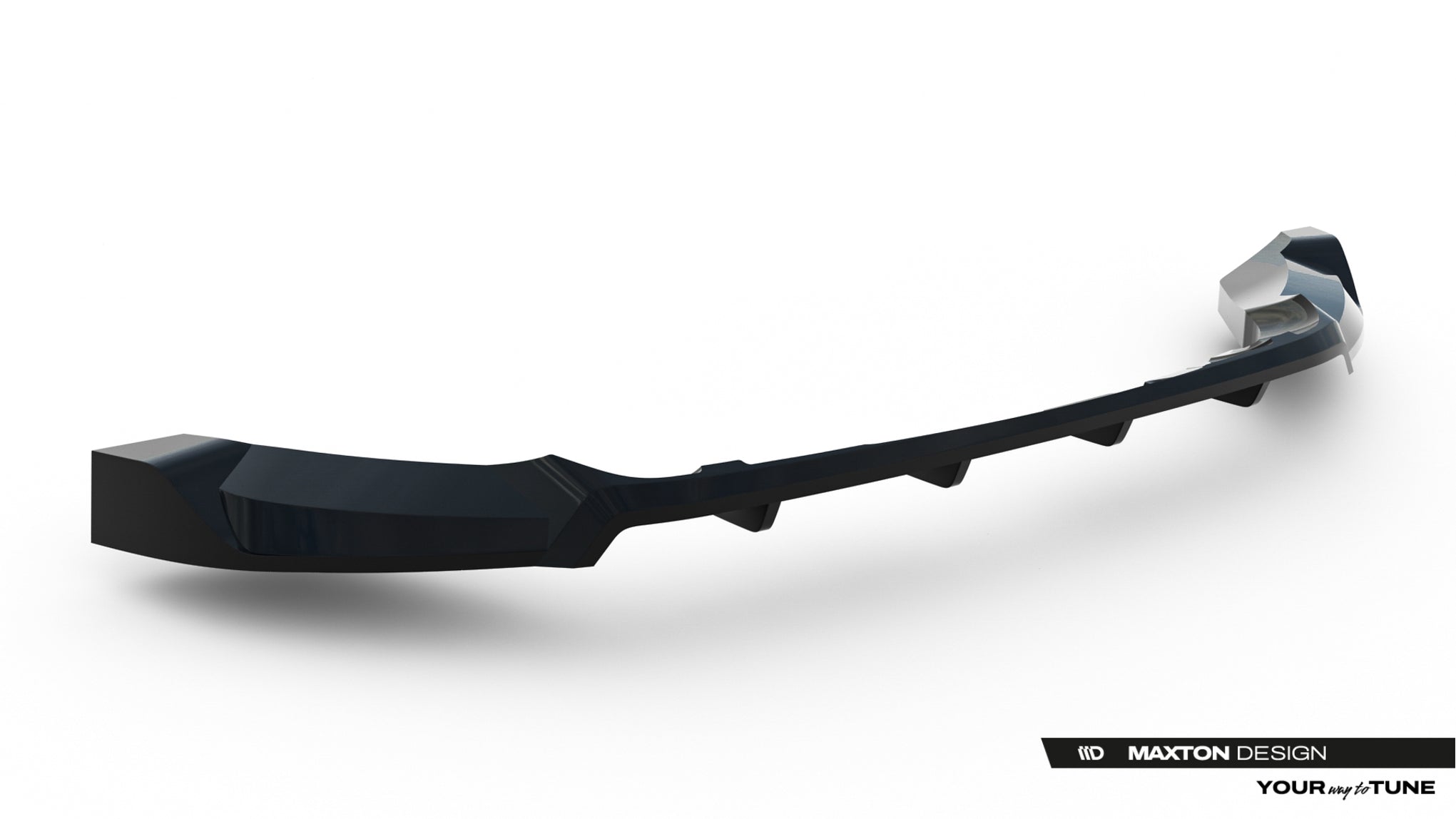 Maxton Design Rear Splitter (with vertical bars) Land Rover Defender M ...