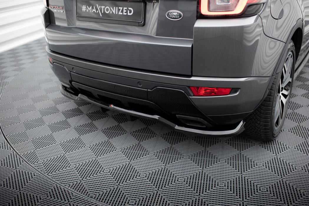 Maxton Design Rear Splitter (with vertical bars) Land Rover Range Rover Evoque HSE Dynamic Mk1 Facelift