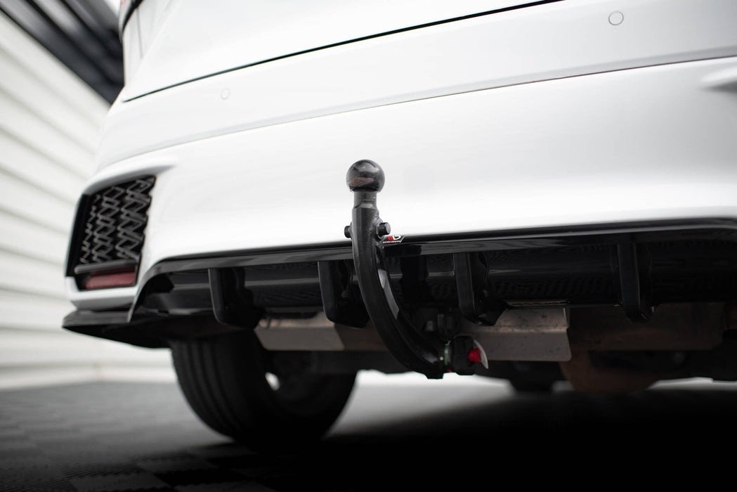 Maxton Design Rear Splitter (with vertical bars) Lexus RX F-Sport Mk5