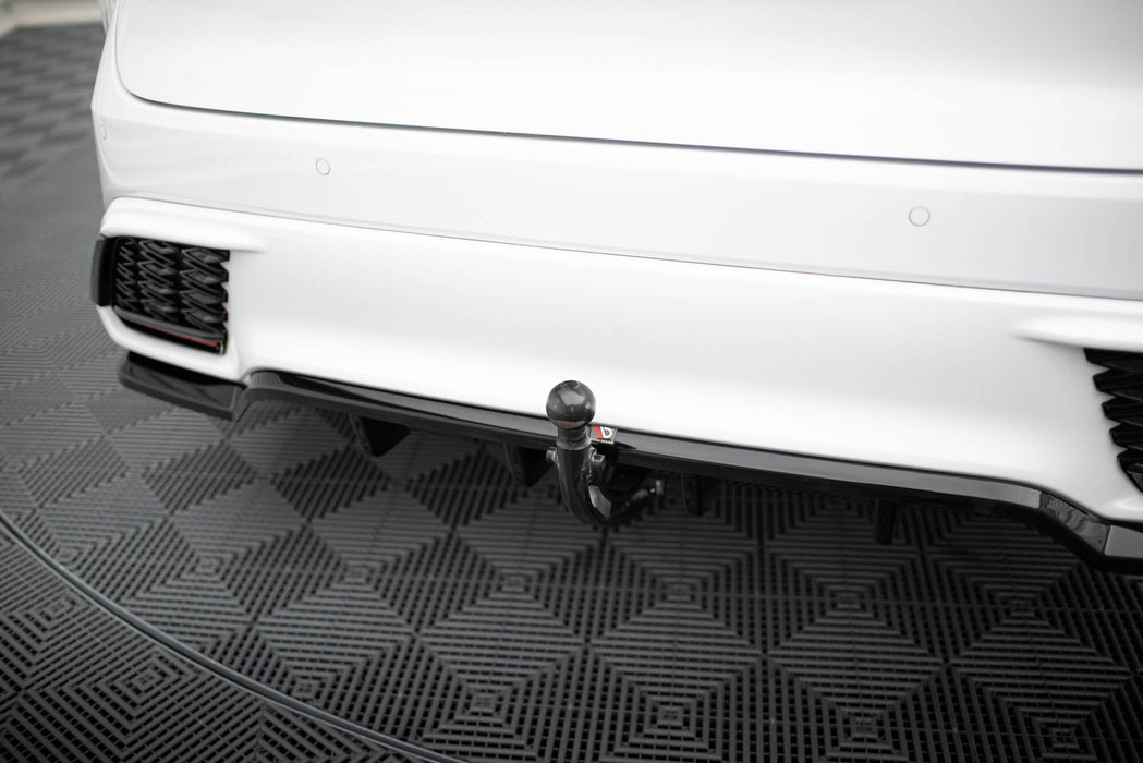 Maxton Design Rear Splitter (with vertical bars) Lexus RX F-Sport Mk5