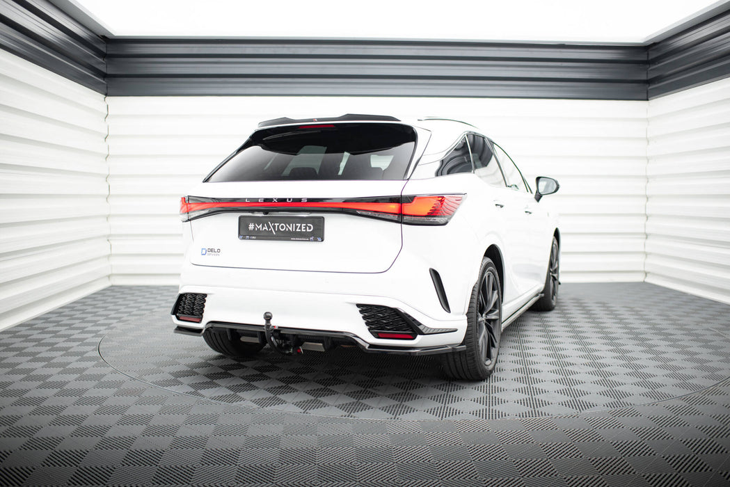Maxton Design Rear Splitter (with vertical bars) Lexus RX F-Sport Mk5