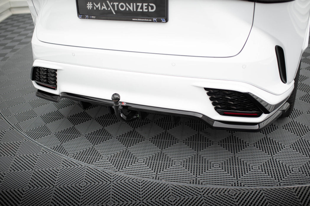 Maxton Design Rear Splitter (with vertical bars) Lexus RX F-Sport Mk5