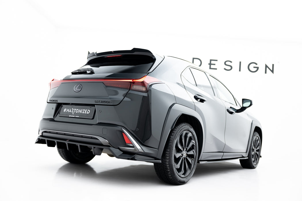Maxton Design Rear Splitter (with vertical bars) Lexus UX F-Sport Mk1