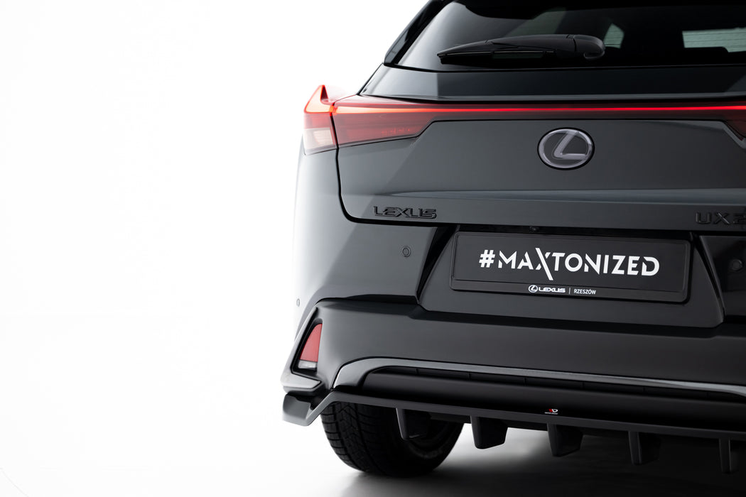 Maxton Design Rear Splitter (with vertical bars) Lexus UX F-Sport Mk1