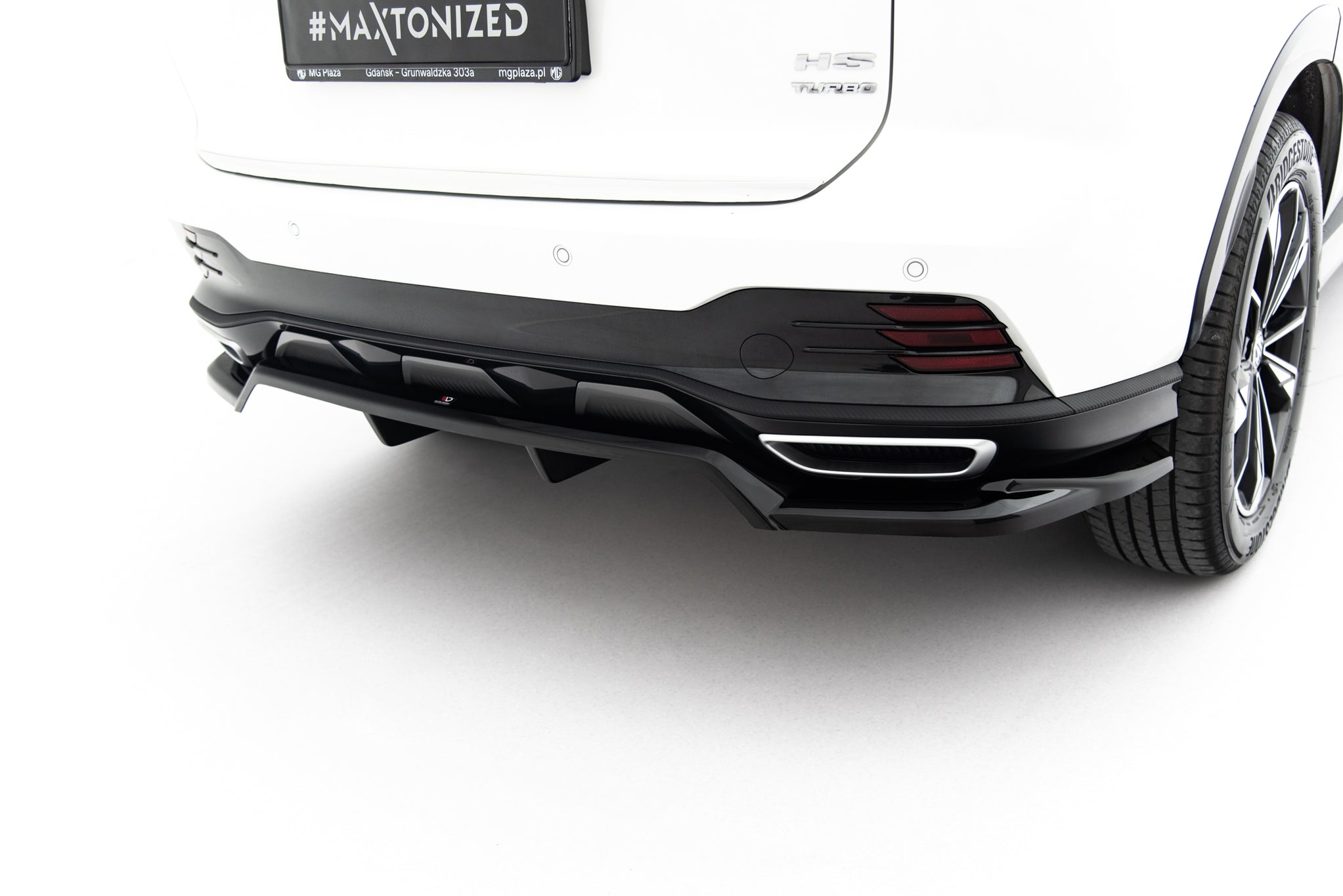Maxton Design Rear Splitter (with vertical bars) MG HS Mk2 — Maxton ...