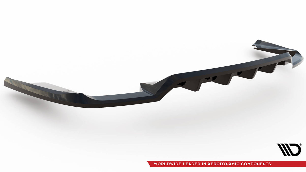 Maxton Design Rear Splitter (with vertical bars) Maserati Ghibli Mk3 Facelift