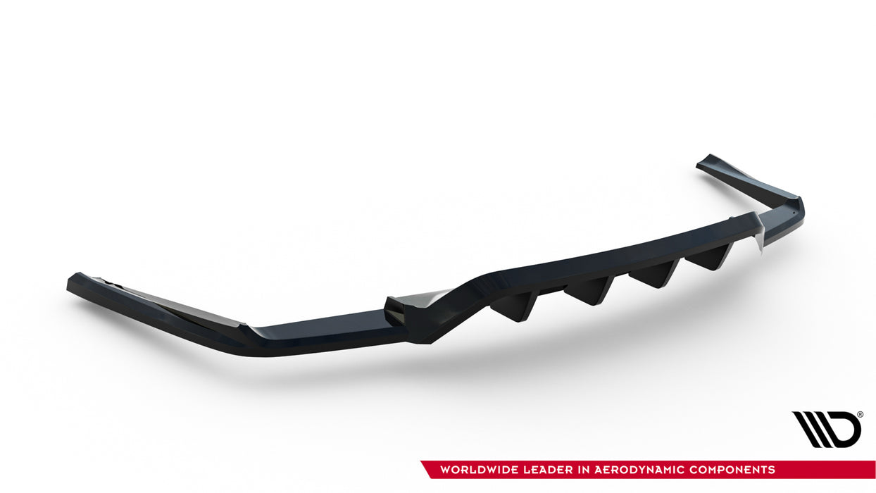 Maxton Design Rear Splitter (with vertical bars) Maserati Ghibli Modena Mk3 Facelift