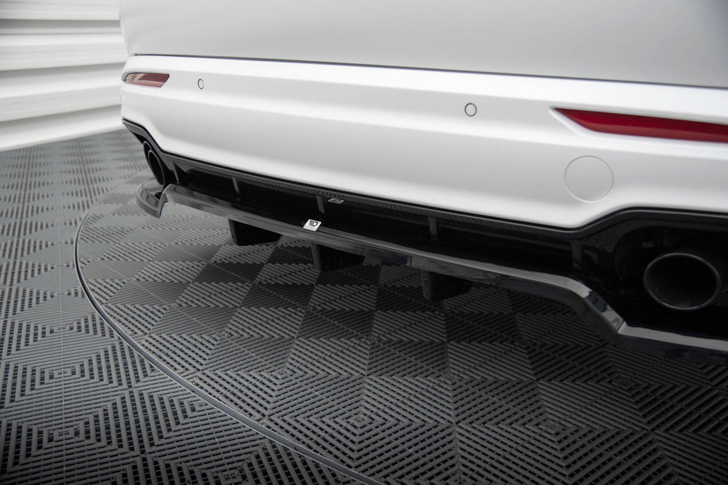 Maxton Design Rear Splitter (with vertical bars) Maserati Grecale GT / Modena Mk1