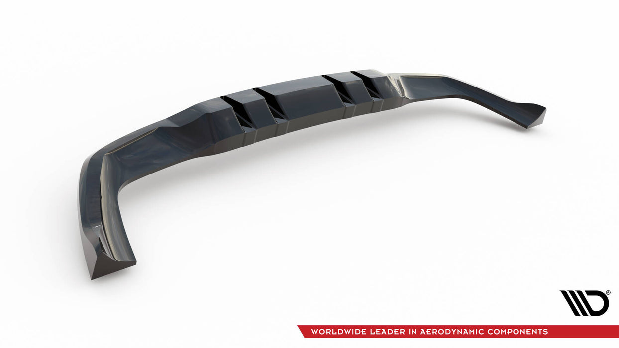 Maxton Design Rear Splitter (with vertical bars) Mercedes-AMG A35 Hatchback W177