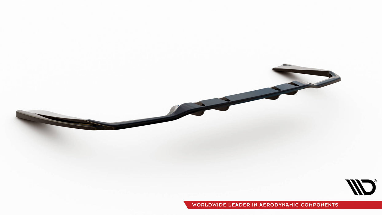 Maxton Design Rear Splitter (with vertical bars) Mercedes-AMG C 43 Sedan  W205 Facelift