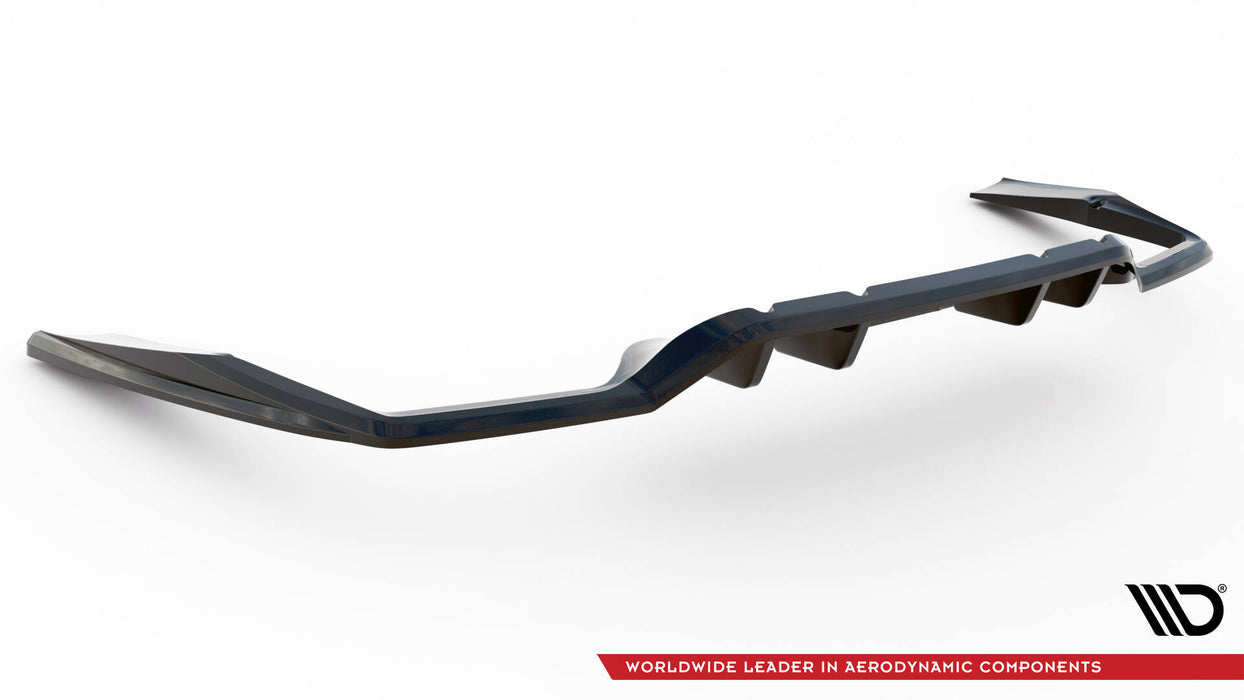 Maxton Design Rear Splitter (with vertical bars) Mercedes-AMG C43 Coupe / Cabrio C205 Facelift / A205 Facelift