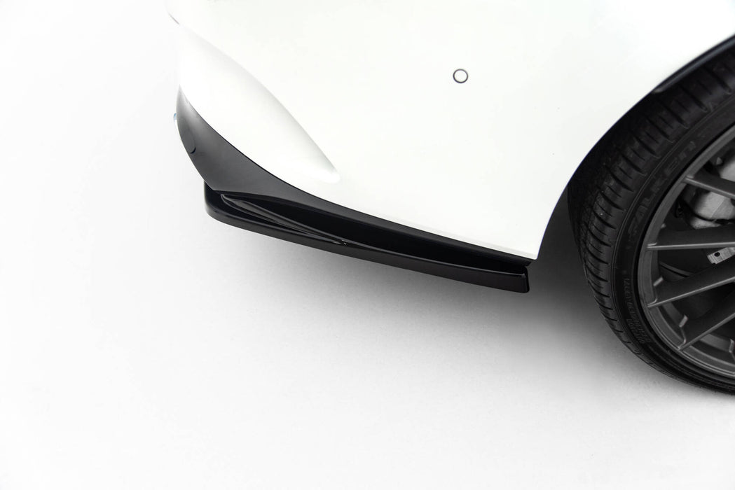 Maxton Design Rear Splitter (with vertical bars) Mercedes-AMG CLA 35  / 45  Coupe / Shooting Brake C118 Facelift / X118 Facelift
