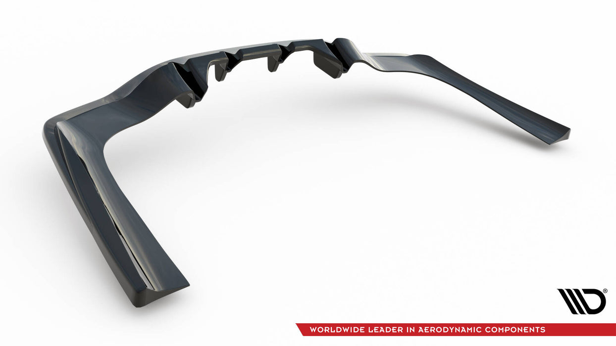 Maxton Design Rear Splitter (with vertical bars) Mercedes-AMG CLA 35  / 45  Coupe / Shooting Brake C118 Facelift / X118 Facelift