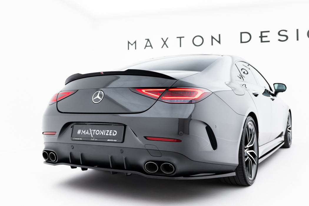 Maxton Design Rear Splitter (with vertical bars) Mercedes-AMG CLS 53 C257