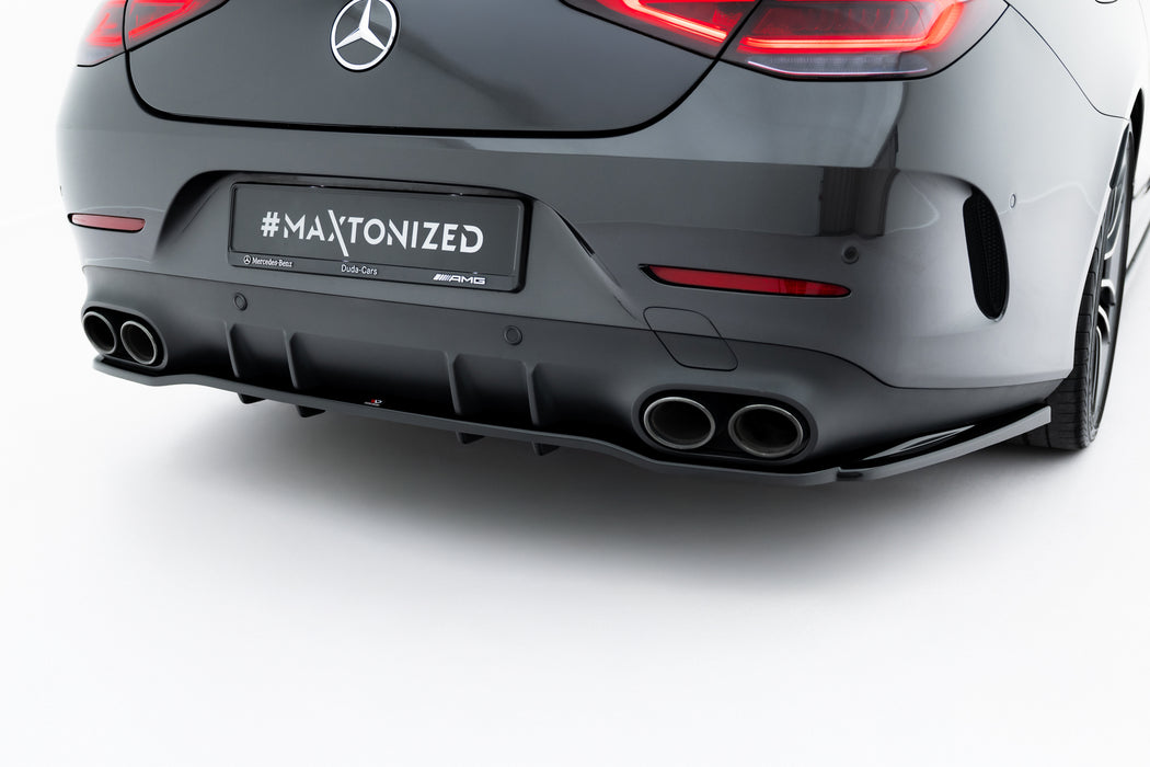 Maxton Design Rear Splitter (with vertical bars) Mercedes-AMG CLS 53 C257