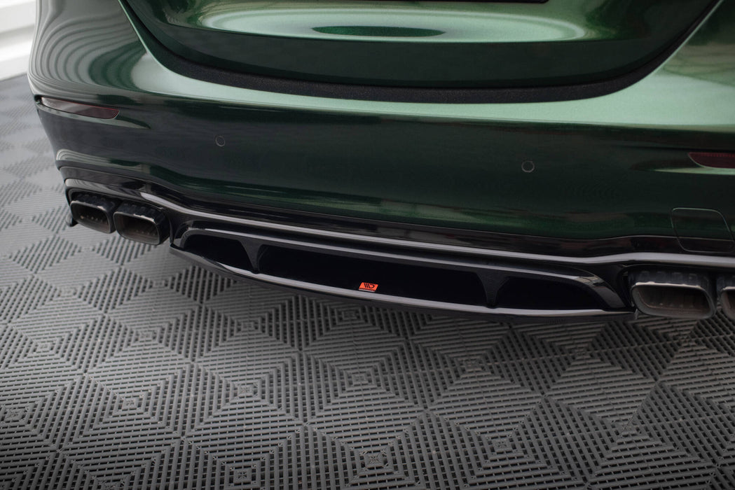 Maxton Design Rear Splitter (with vertical bars) Mercedes-AMG E63 W213 Facelift