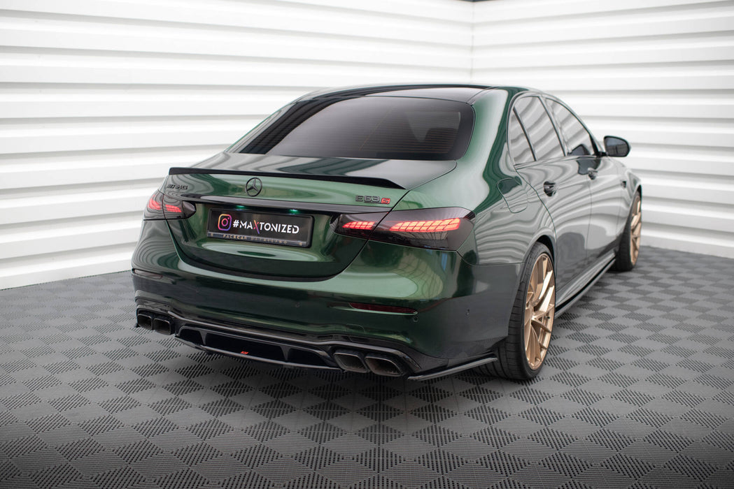 Maxton Design Rear Splitter (with vertical bars) Mercedes-AMG E63 W213 Facelift