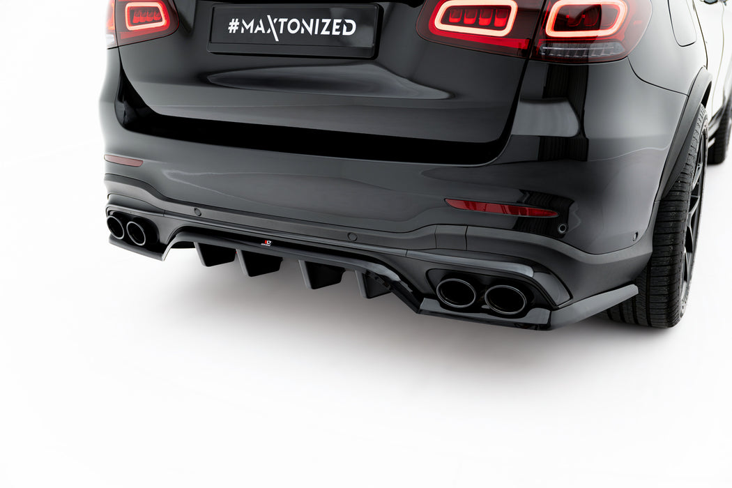 Maxton Design Rear Splitter (with vertical bars) Mercedes-AMG GLC 43 SUV X253 Facelift