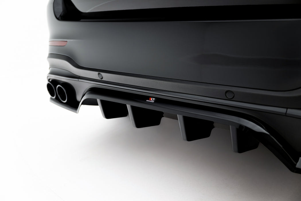Maxton Design Rear Splitter (with vertical bars) Mercedes-AMG GLC 43 SUV X253 Facelift