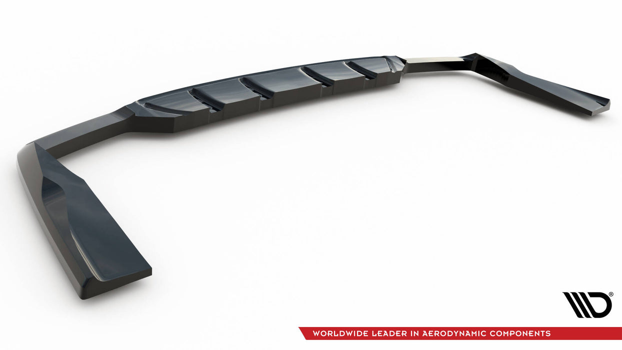 Maxton Design Rear Splitter (with vertical bars) Mercedes-AMG GLC 63 Coupe C253 Facelift