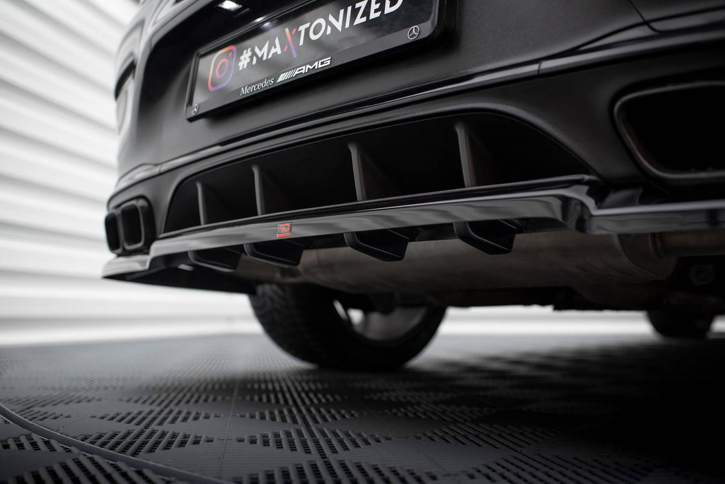 Maxton Design Rear Splitter (with vertical bars) Mercedes-AMG GLC 63 Coupe C253 Facelift