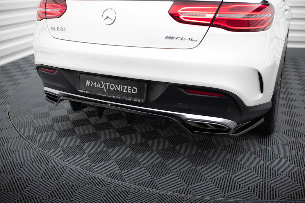 Maxton Design Rear Splitter (with vertical bars) Mercedes-AMG GLE 43 Coupe C292