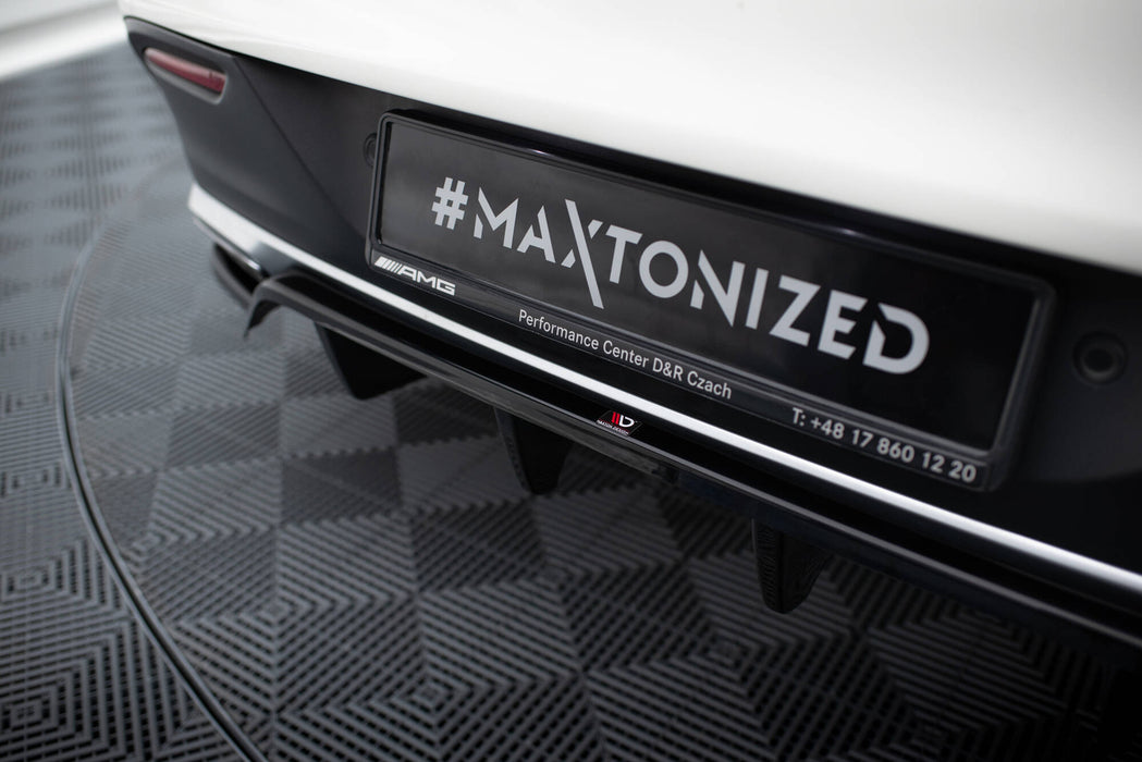 Maxton Design Rear Splitter (with vertical bars) Mercedes-AMG GLE 43 Coupe C292