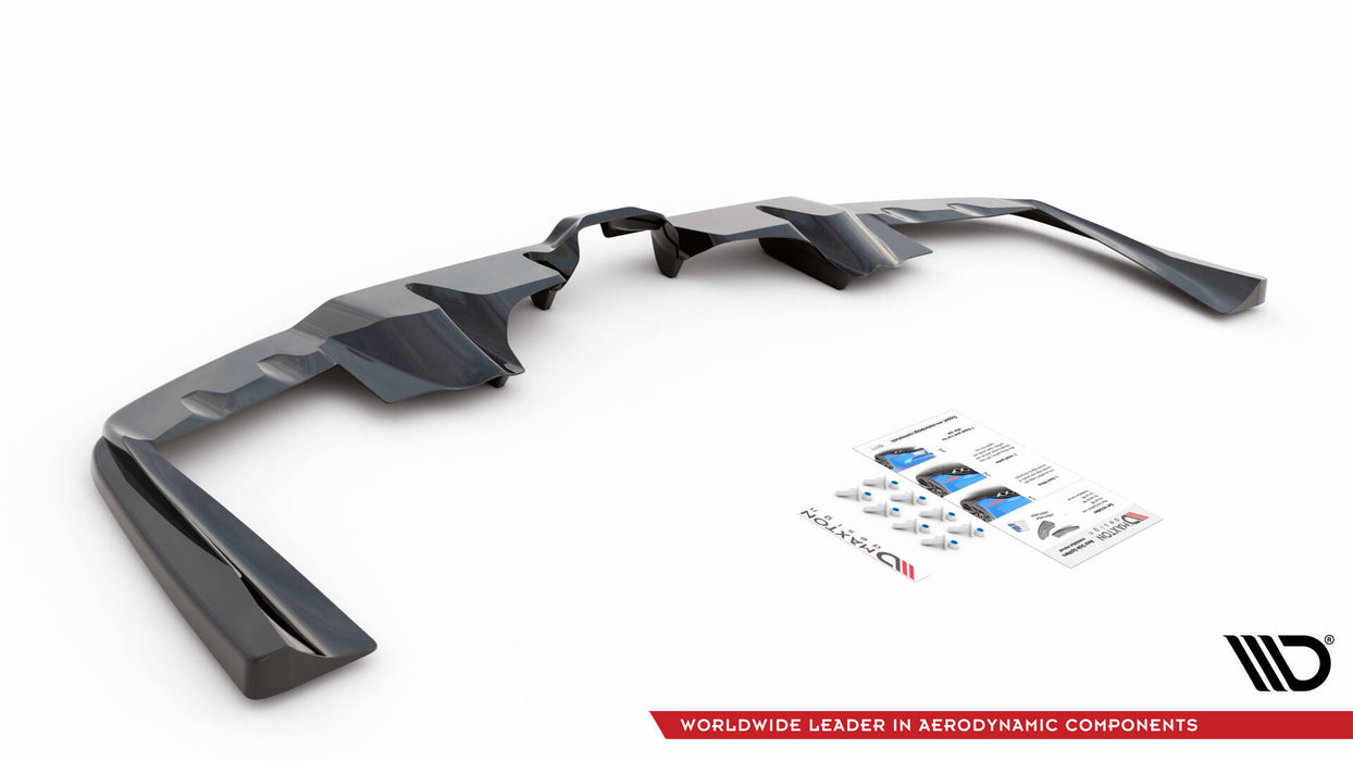 Maxton Design Rear Splitter (with vertical bars) Mercedes-AMG GLE 53 Coupe C167 / C167 Facelift