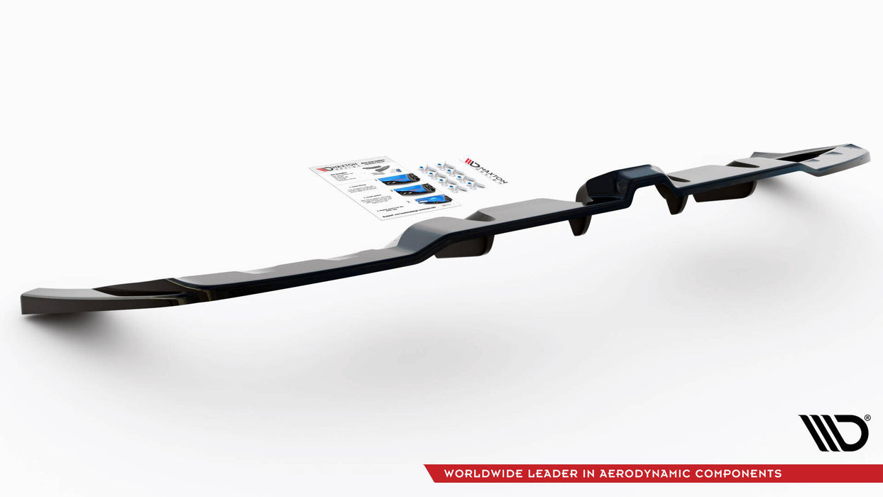 Maxton Design Rear Splitter (with vertical bars) Mercedes-AMG GLE 53 Coupe C167 / C167 Facelift