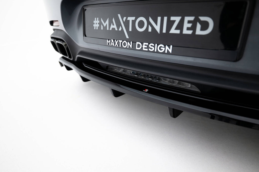 Maxton Design Rear Splitter (with vertical bars) Mercedes-AMG GT C C190 Facelift