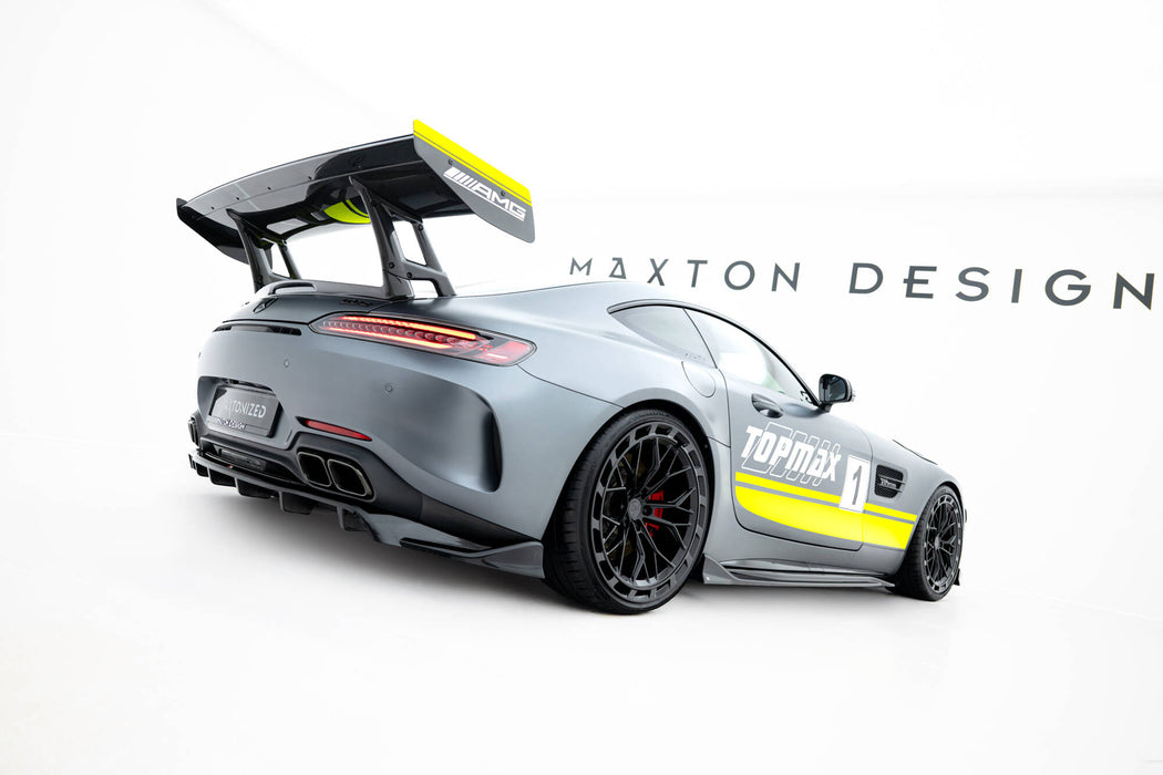 Maxton Design Rear Splitter (with vertical bars) Mercedes-AMG GT C C190 Facelift