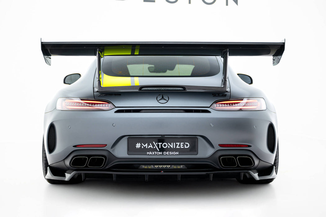Maxton Design Rear Splitter (with vertical bars) Mercedes-AMG GT C C190 Facelift