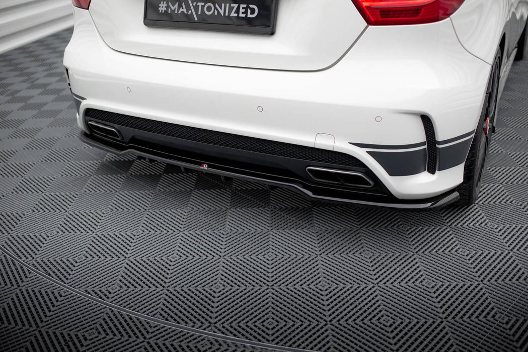 Maxton Design Rear Splitter (with vertical bars) Mercedes-Benz A45 AMG W176