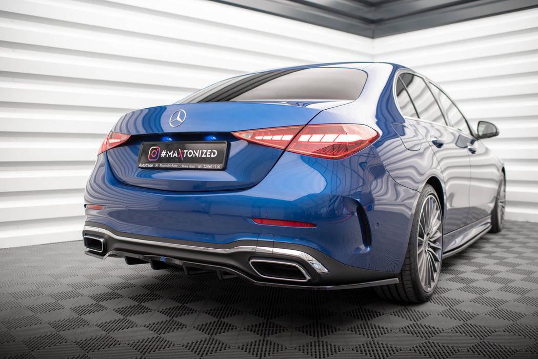 Maxton Design Rear Splitter (with vertical bars) Mercedes-Benz C AMG-Line W206