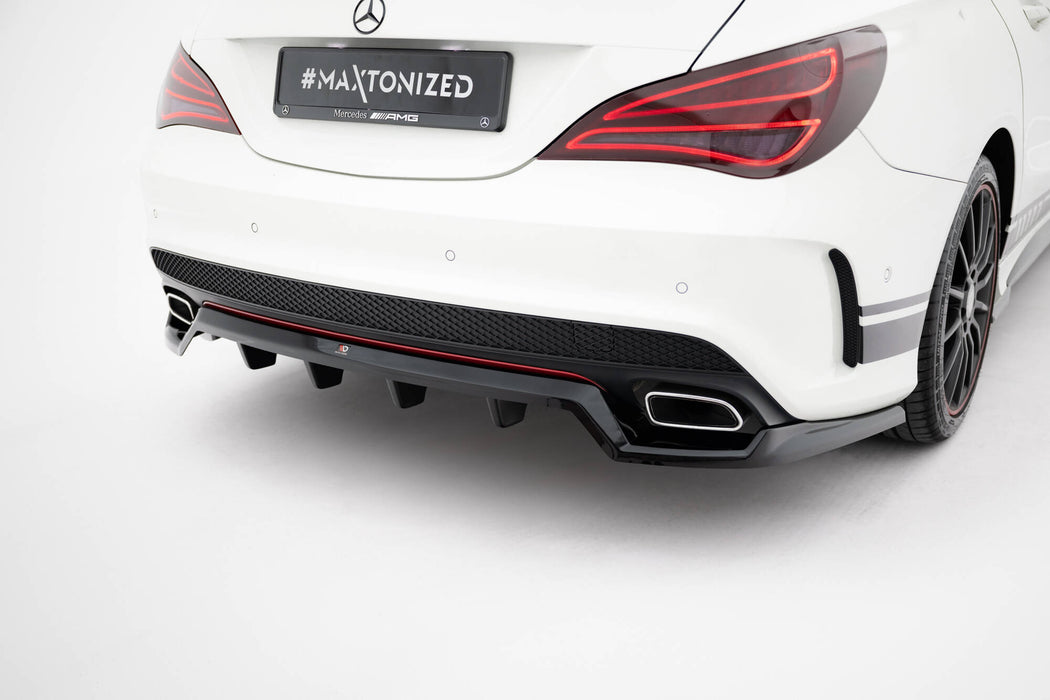 Maxton Design Rear Splitter (with vertical bars) Mercedes-Benz CLA AMG-Line C117